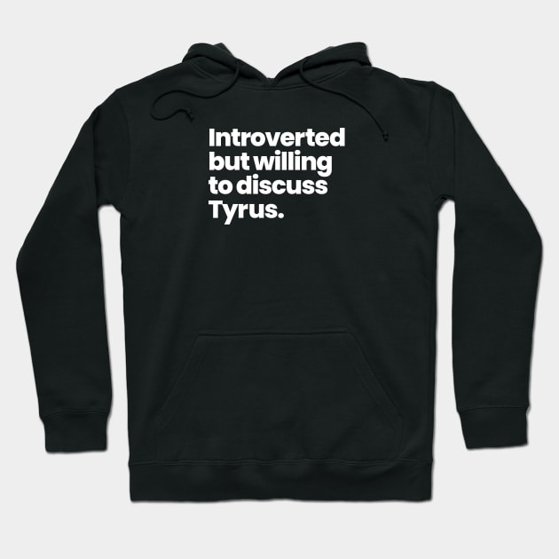 Introverted but willing to discuss Tyrus - Andi Mack Hoodie by viking_elf